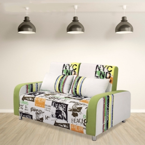 预售-折叠布艺沙发床 简约推拉式沙发床 小户型多功能沙发床