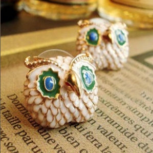 Defective Trendy Owl Earrings