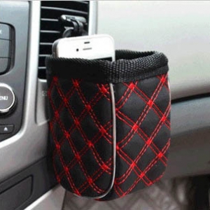 Interior barrel car phone pouch bags