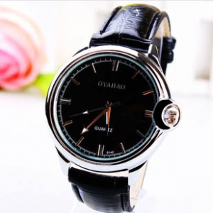 165717 Simple design Leather watch