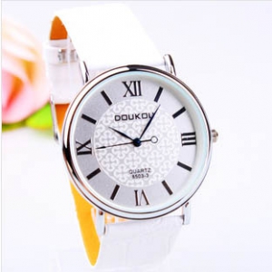 163202 Trendy simple design leather watch 