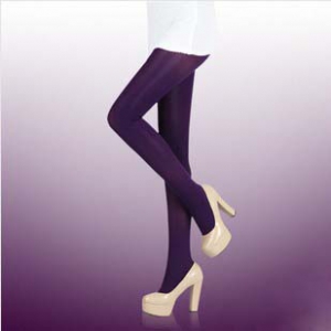 Silky velvet long stockings  4017