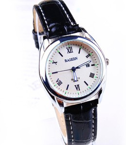 Casual leather watch