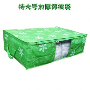 Jumbo Foldable Blanket Storage Box,Anti Dust Anti Mould With See Though Panel