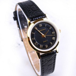 Ultra Thin Leather Strap Ladies Watch