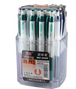 0.7 Carbon blue ballpoint pen 40pc/box