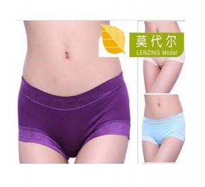 63311High Waist bamboo fiber boxer underwear