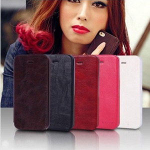 Iphone 5/5S leather flip cover