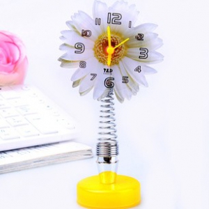 158115 Small floral table alarm clock