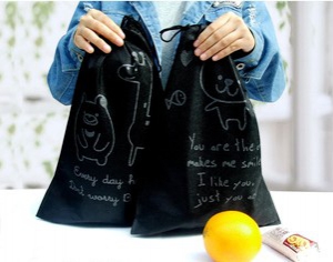 40*30 Oxford Waterproof Drawstring Travel Pouch
