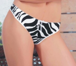 R253 Zebra print panty