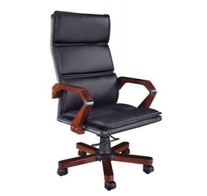  Genuine leather Swivel chair