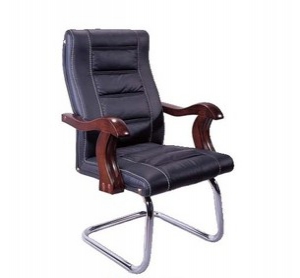 Metal frame leather office chair