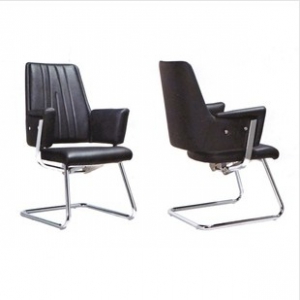 Stainless steel leather office chair