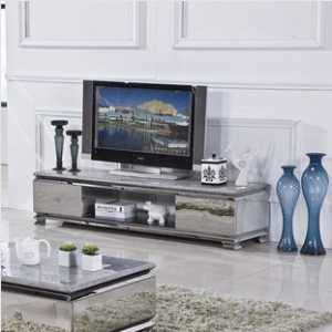 Marble top tv console