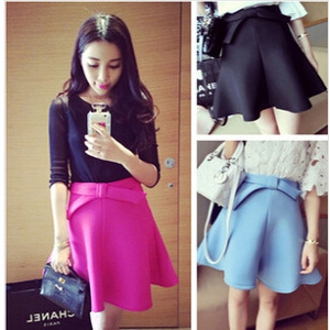Candy Coloured flare skirt