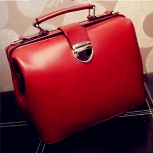 Classic design PU leather Dr's handbag