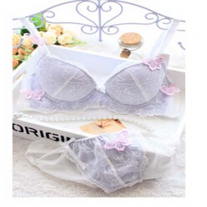 sexy gathered bra set