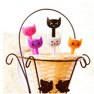 Kitty Design Pen With Bendable Body