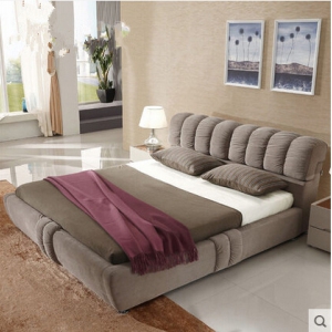 Preorder-Fabric double bed frame 1.8M