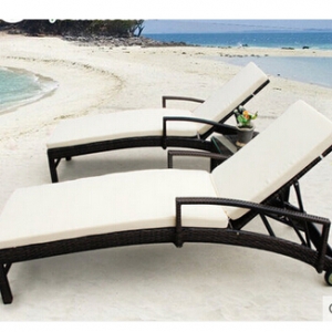 Sun lounger, outdoor & coffee table