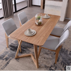 Dining table & four chairs(1.4*0.7M)