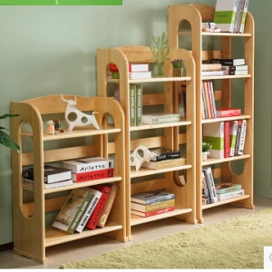 Wood Bookcase set