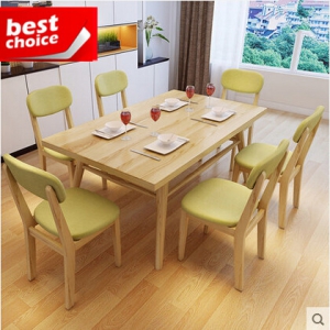 Dining table& six chairs