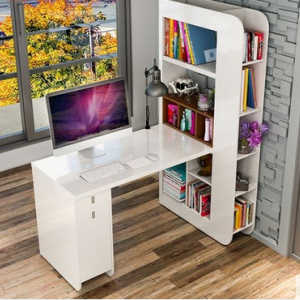 preorder- Desk with shelf unit