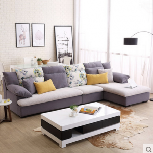 preorder- Fabric three seat sofa + armchair +chaise longue