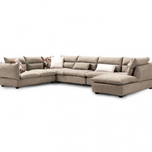 preorder- Fabric six seat sofa +chaise longue