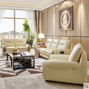 Preorder-Leather three-seat sofa+two-seat sofa+ armchair