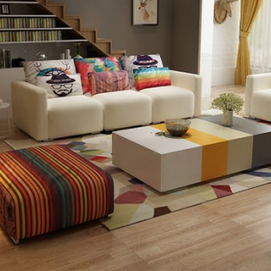 preorder- Fabric three seat sofa+armchair+foot stool