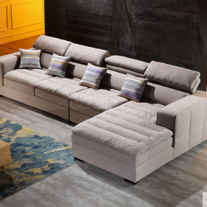 preorder- Fabric sofathree seat sofa +chaise longue