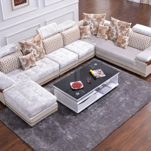 Preorder-Fabric five-seat corner sofa+chaise longue 