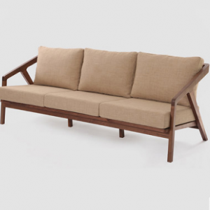 Preorder-Fabric three-seat sofa 