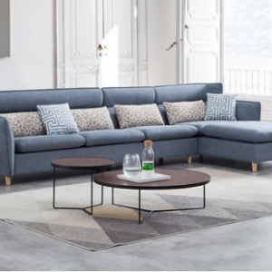 Preorder-Fabric three-seat sofa+ chaise longue