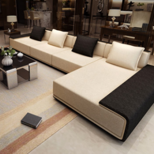 Preorder-Fabric three-seat sofa+armchair+ chaise longue