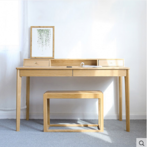 预售-北欧简约纯实木电脑办公桌
