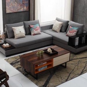 Preorder-Fabric four-seat corner sofa