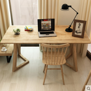 预售-北欧简约现代实木书桌椅组合
