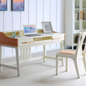 预售-北欧简约现代实木办公桌椅
