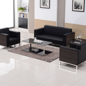Preorder-Leather three-seat sofa+2 armchairs+coffee table