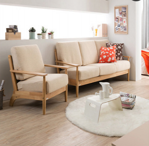 Preorder-Fabric three-seat sofa+armchair