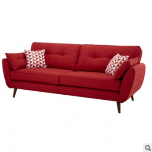 Preorder-Leather three-seat sofa