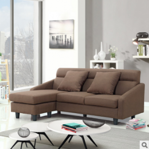 Preorder-Fabric two-seat sofa+ chaise longue