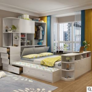 Preorder-Double bed+wardrobe+shoe cabinet