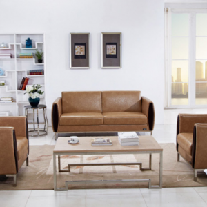 Preorder-Leather three-seat sofa+2 armchairs