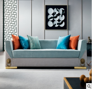 Preorder-Fabric three-seat sofa