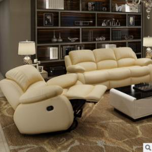 Preorder-Leather three-seat sofa+two-seat sofa+armchair